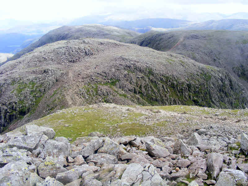 Broad Crag from Scafell Pike 