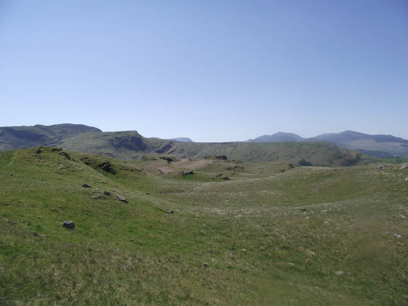 View south-west on High Rigg