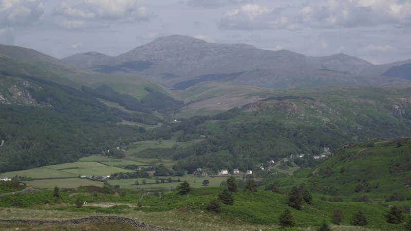 Scafell Pike from Muncaster Fell 