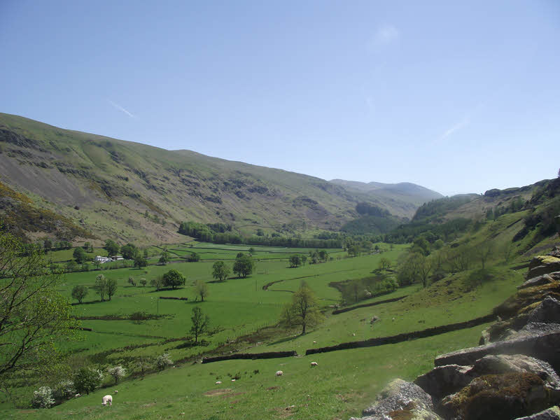 Looking south in St John's in the Vale