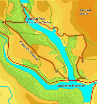 Map for Ladybower Walk